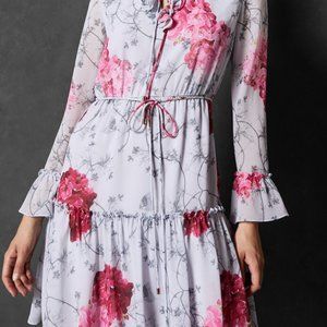 Ted Baker London Womens Erin Babylon Ruffle Dress